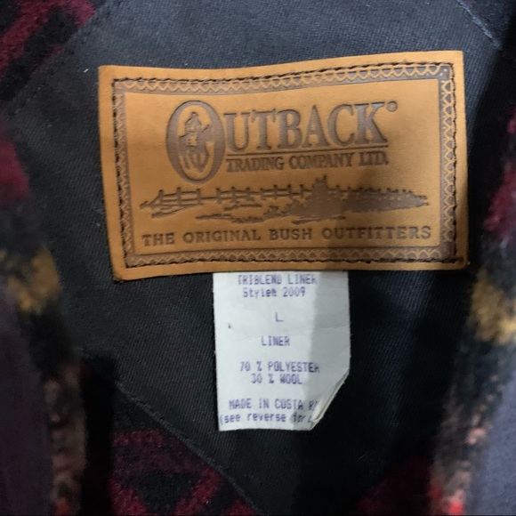 Outback Trading Company Wool Blend Aztec Western Rodeo Style Vest - Picture 2 of 7